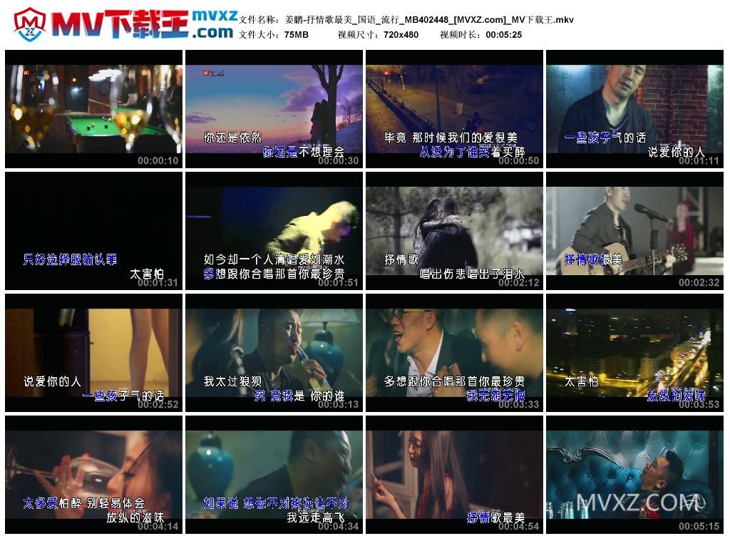 姜鹏-抒情歌最美_国语_流行_MB402448